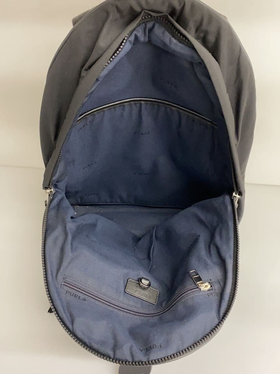 FURLA Backpack BLK Stripe 6