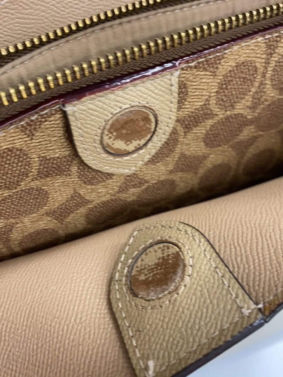 COACH Willow Tote_Color Block_With Signature Canvas Interior Leather GRY Solid 7