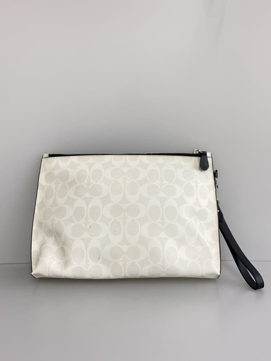 COACH Pouch PVC WHT CP198 3