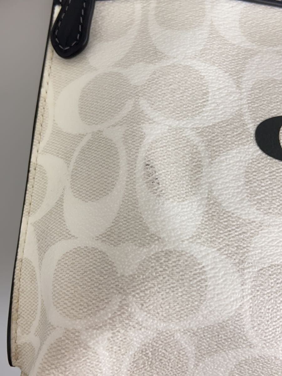 COACH Pouch PVC WHT CP198 7