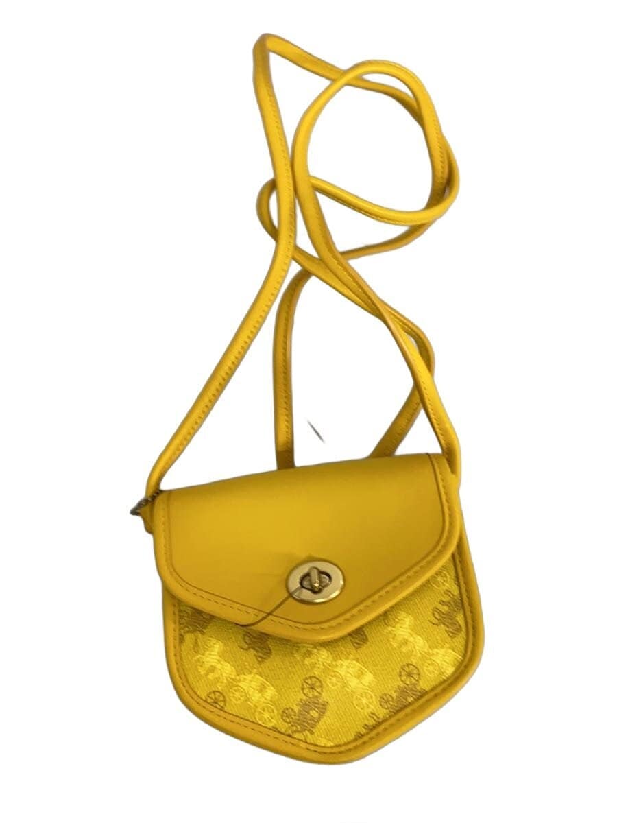 COACH Shoulder Bag Leather YLW M1980-2891