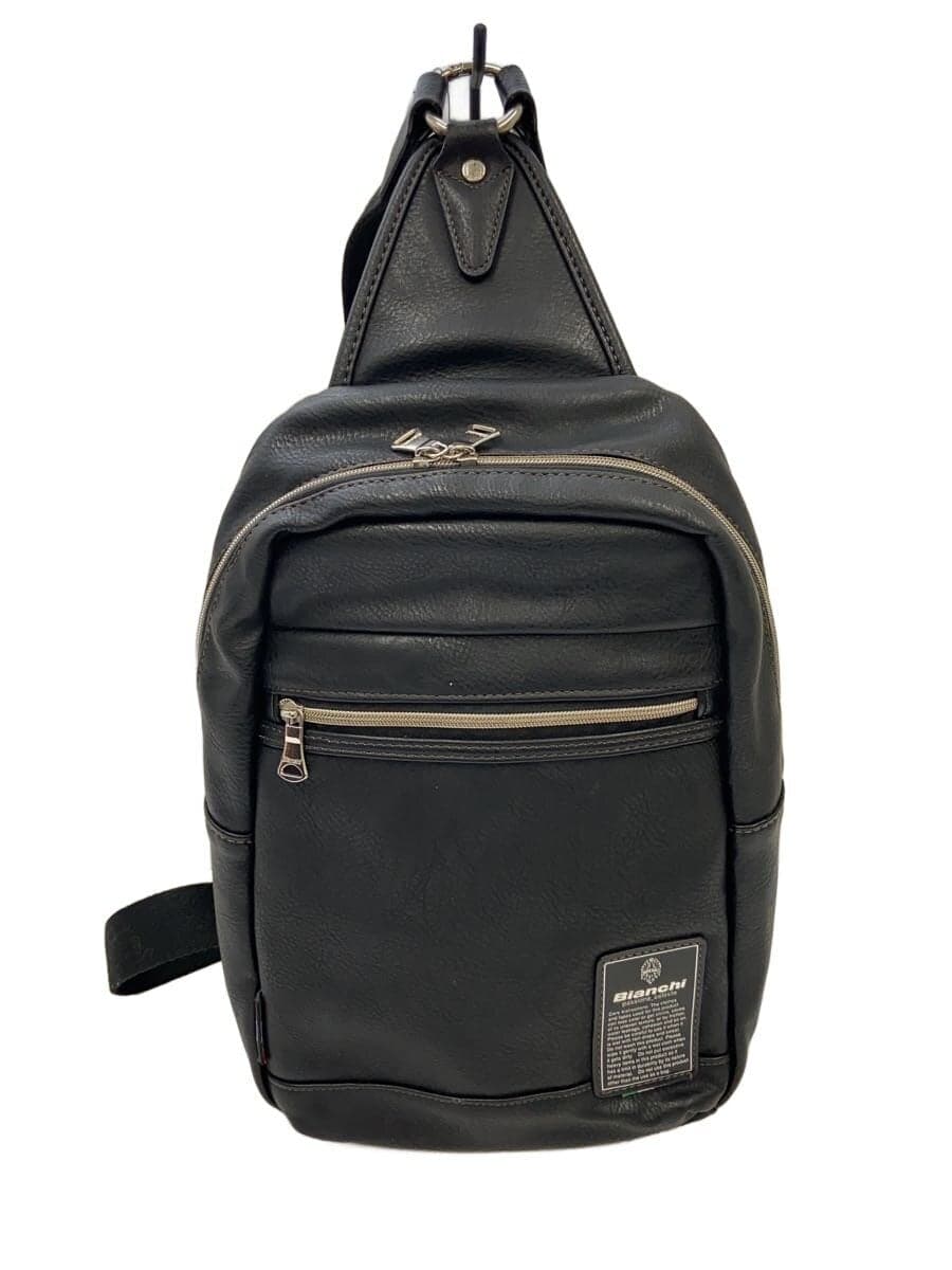 BIANCHI Backpack Leather BLK