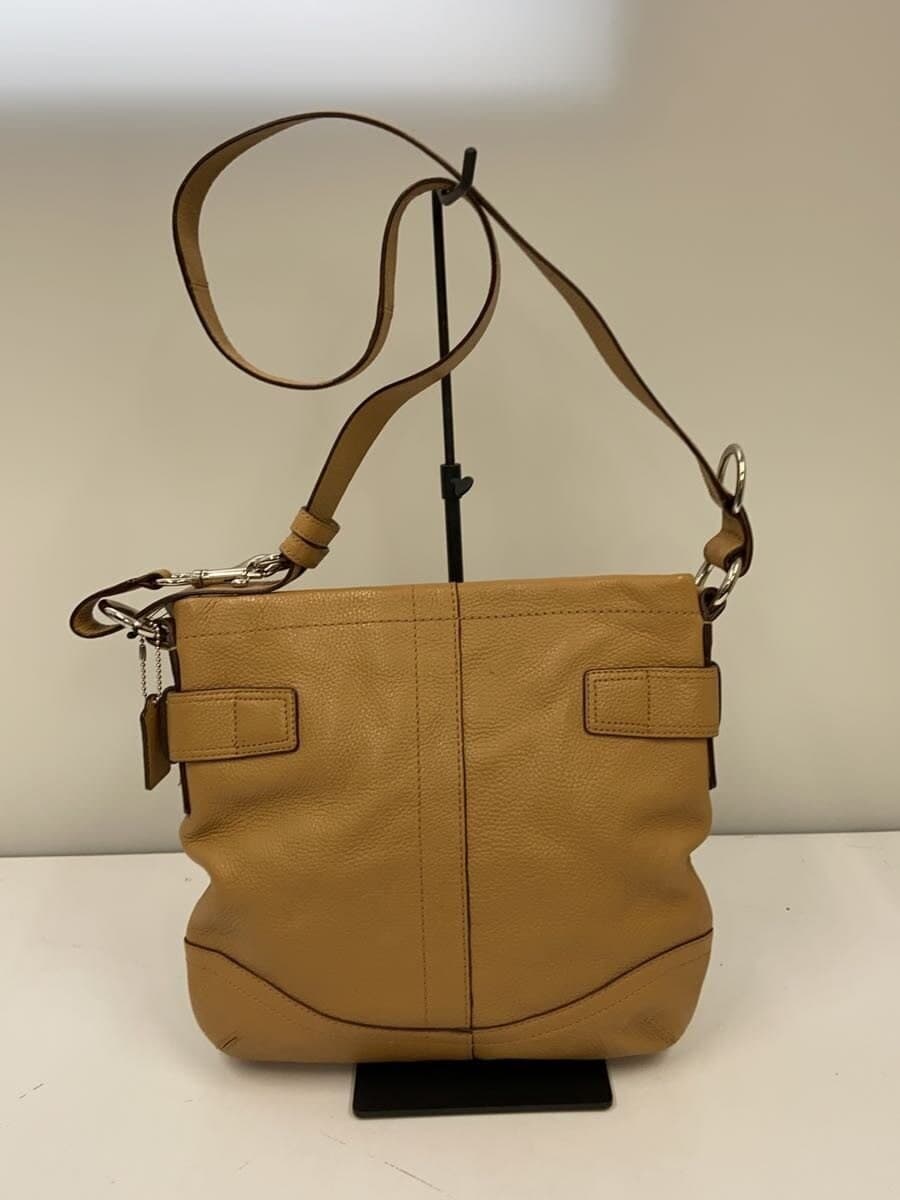 COACH Shoulder Bag Leather BEG L1173-F16514 3