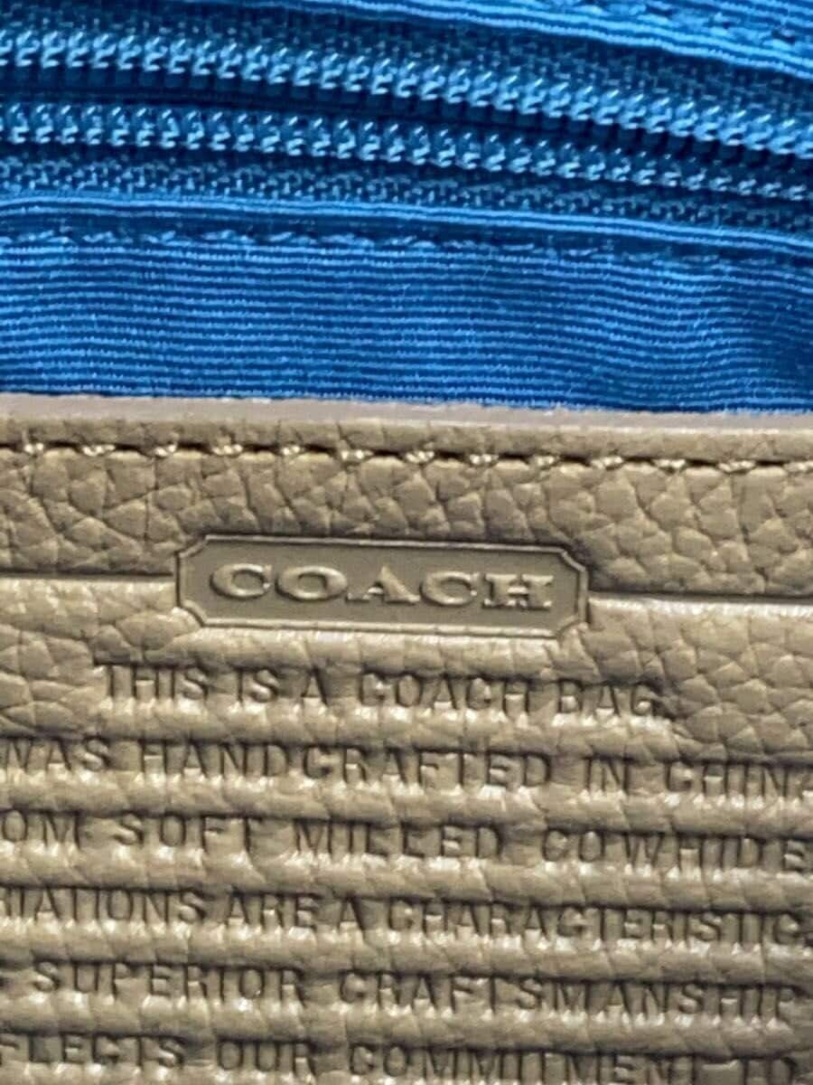 COACH Shoulder Bag Leather BEG L1173-F16514 5