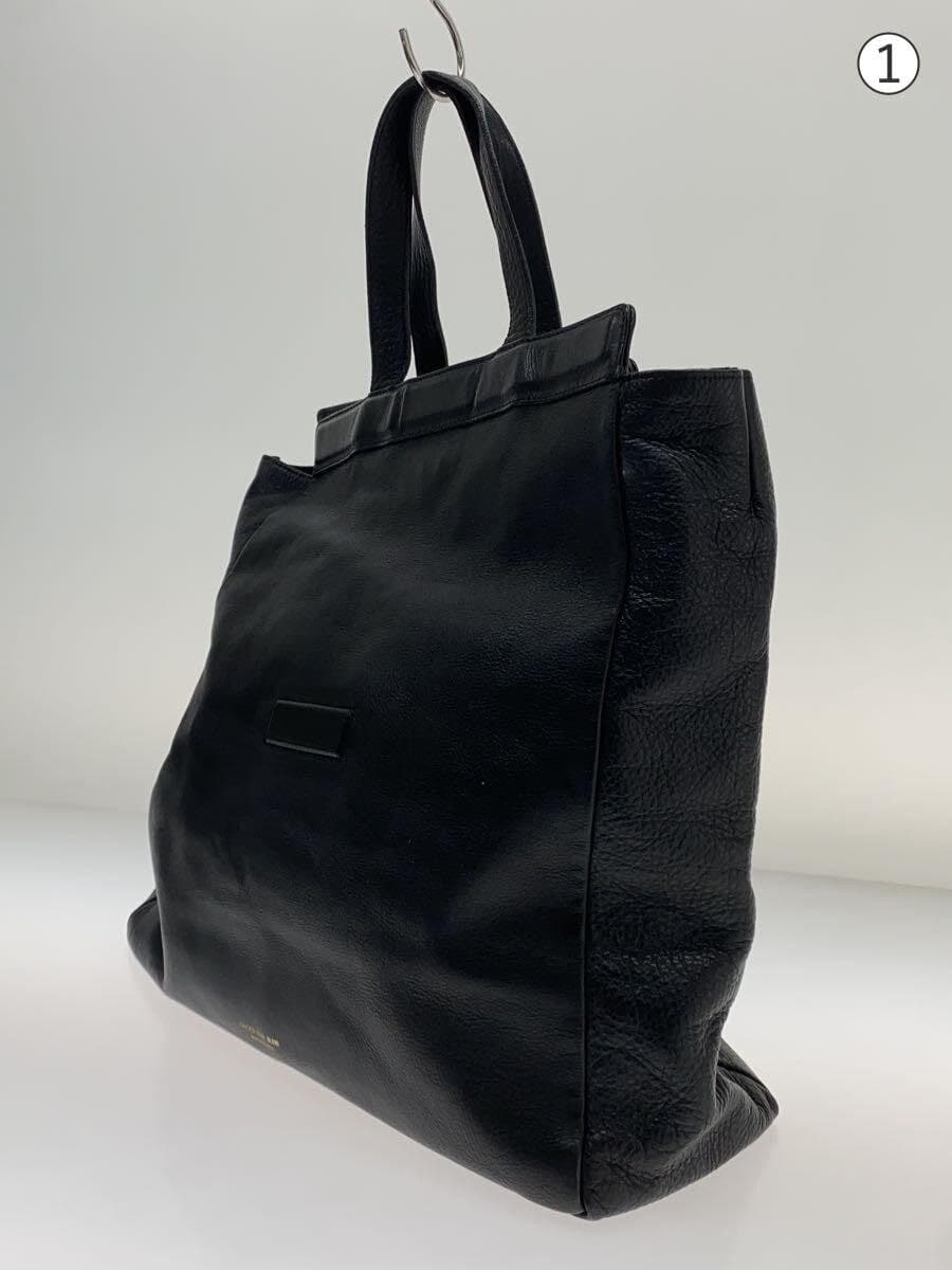 UNDER BAR RAW. Handbag Leather BLK Solid 2