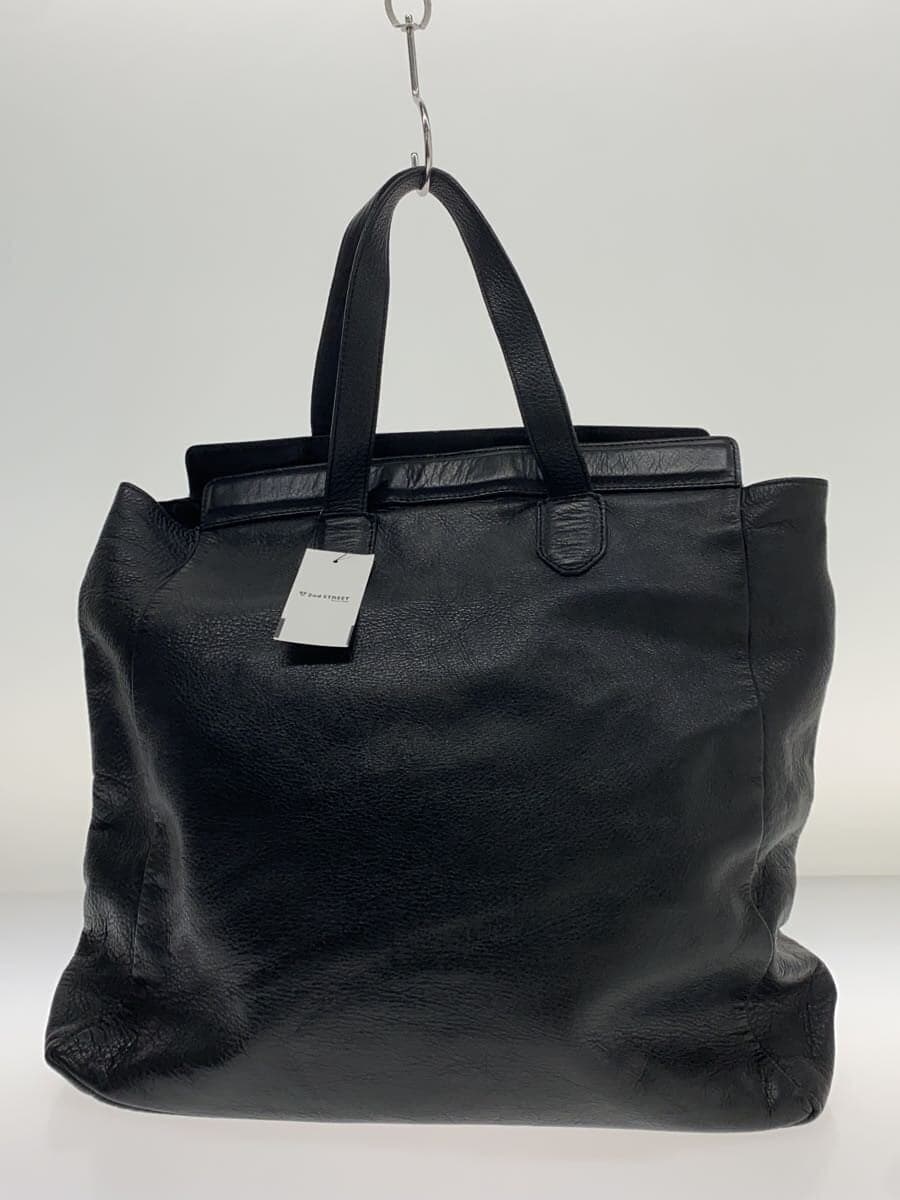 UNDER BAR RAW. Handbag Leather BLK Solid 3