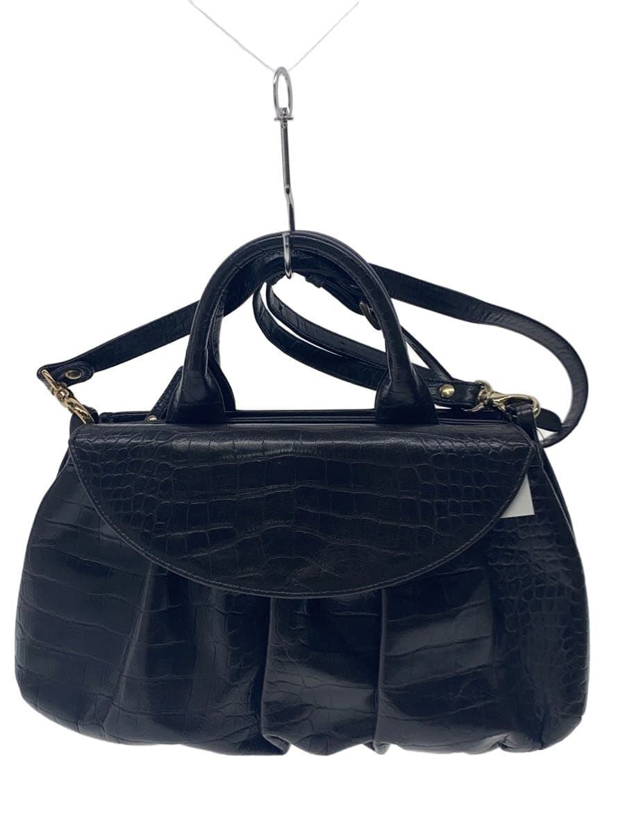 Madame Hiroko Handbag Leather BRW Solid