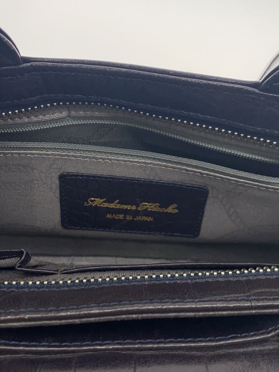 Madame Hiroko Handbag Leather BRW Solid 5