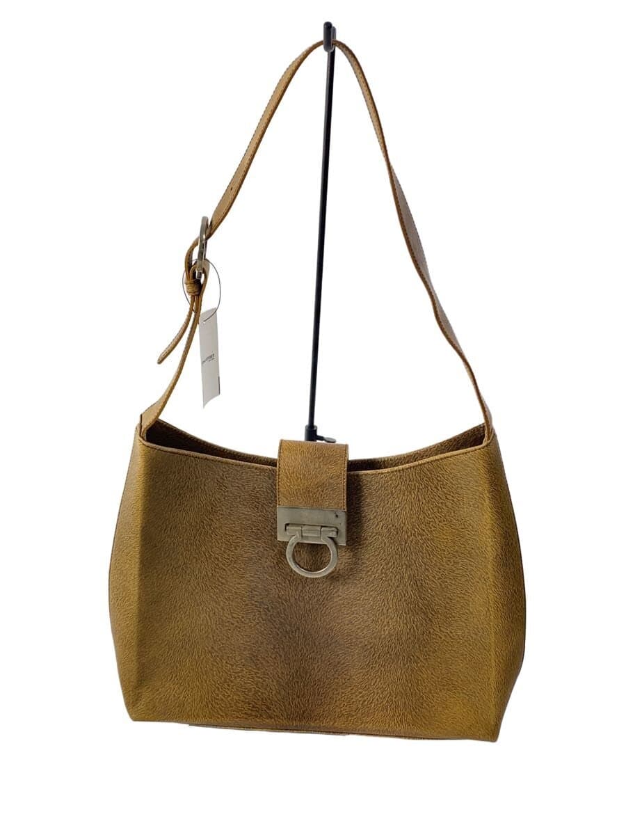 Salvatore Ferragamo Shoulder Bag Leather CML AQ-21 8672