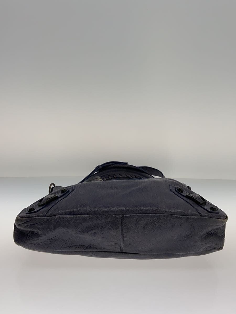 BALENCIAGA Shoulder Bag Leather BLU Solid 240579 4KXTW9V 4