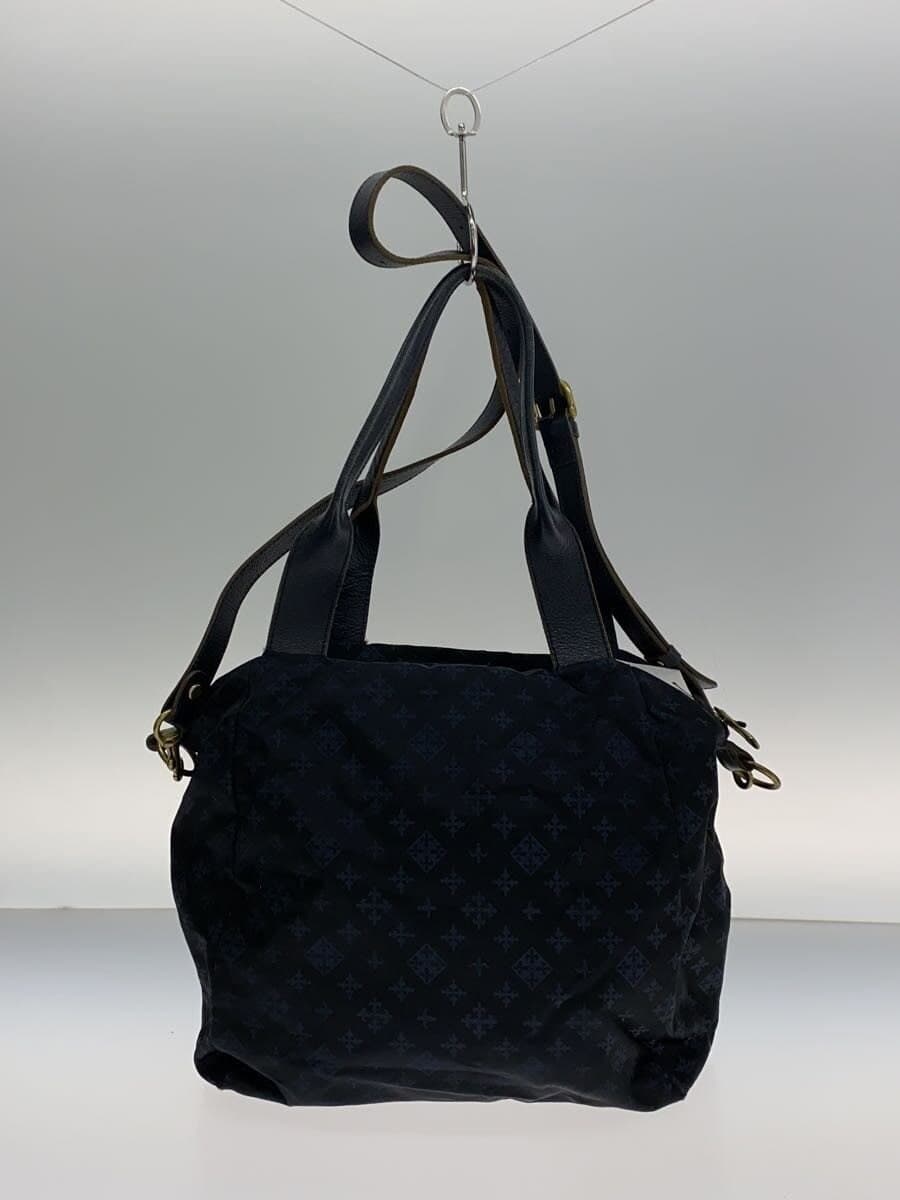 russet Shoulder Bag NVY All Over Pattern 3