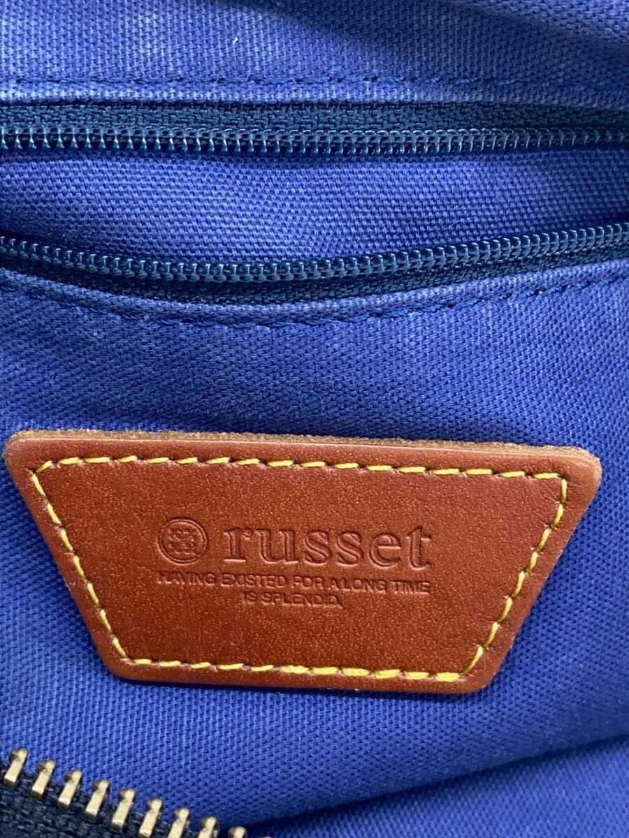 russet Shoulder Bag NVY All Over Pattern 5