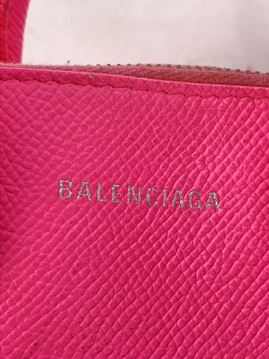 BALENCIAGA Ville Top Handle XXS Leather PNK 5