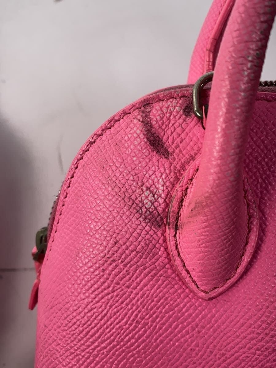 BALENCIAGA Ville Top Handle XXS Leather PNK 8