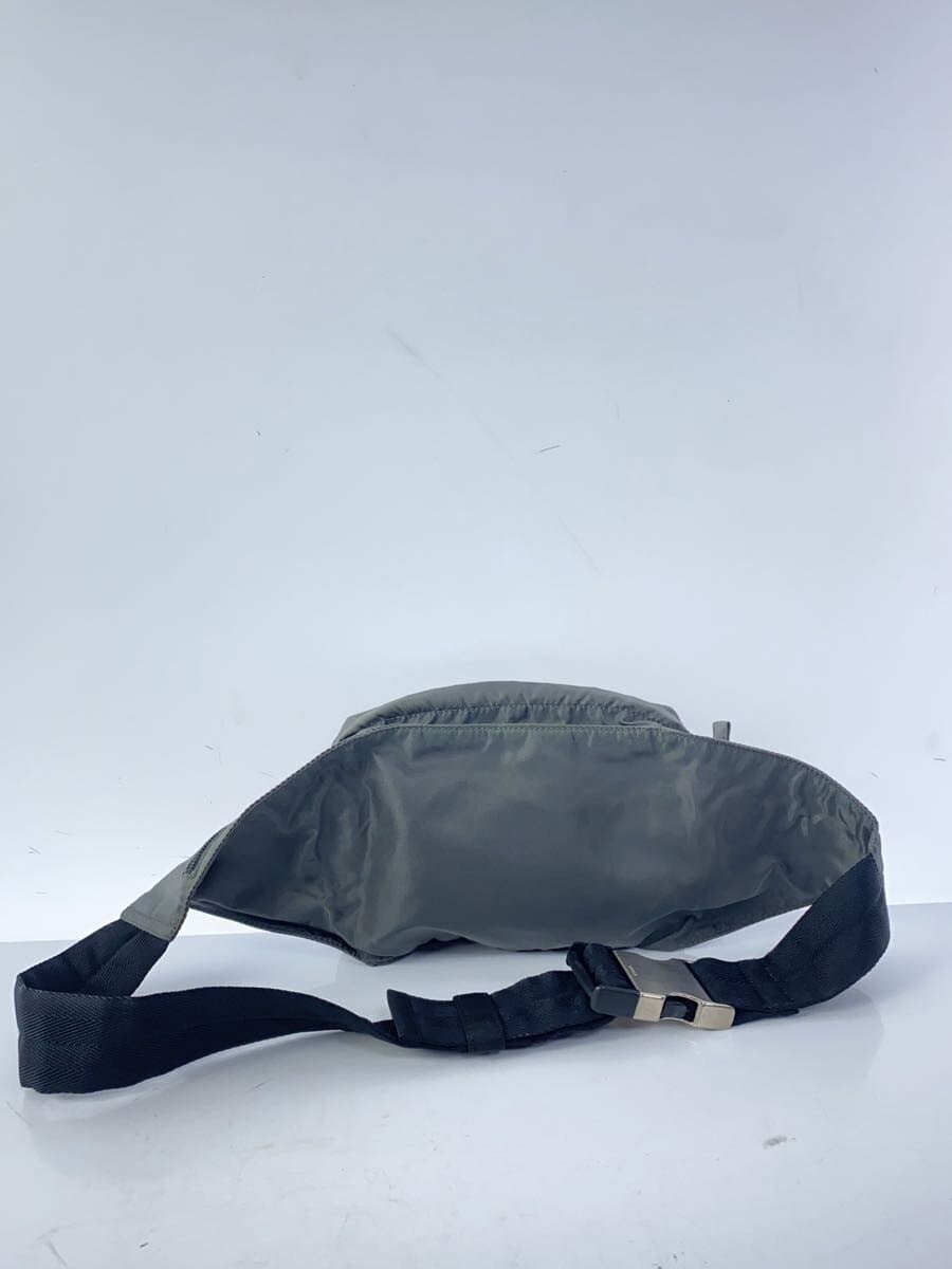 PRADA Waist Bag Nylon GRY Solid 3