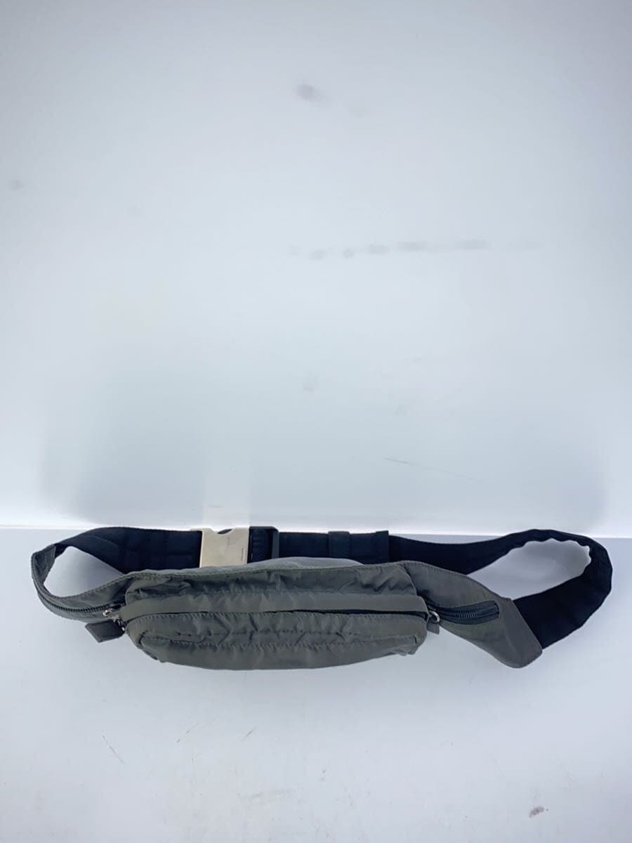 PRADA Waist Bag Nylon GRY Solid 4