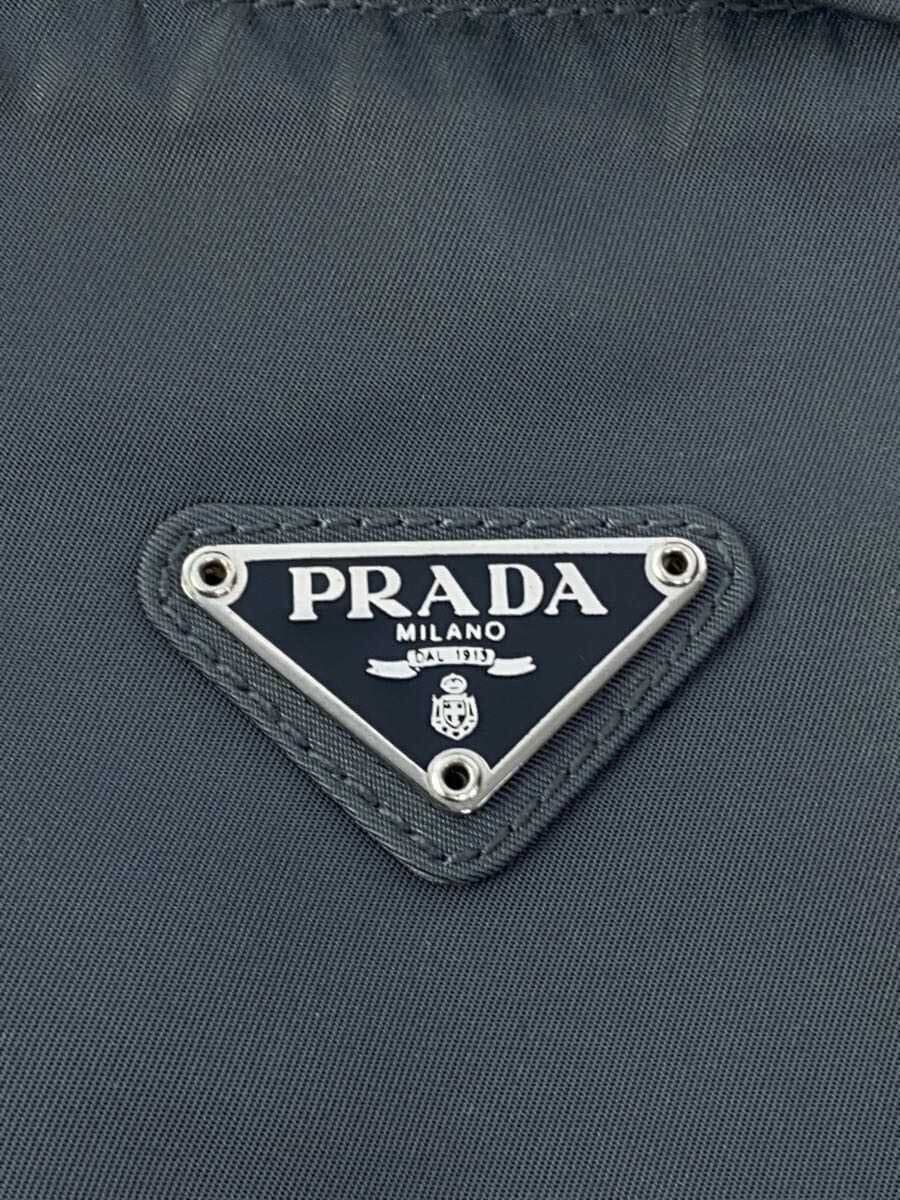PRADA Waist Bag Nylon GRY Solid 5