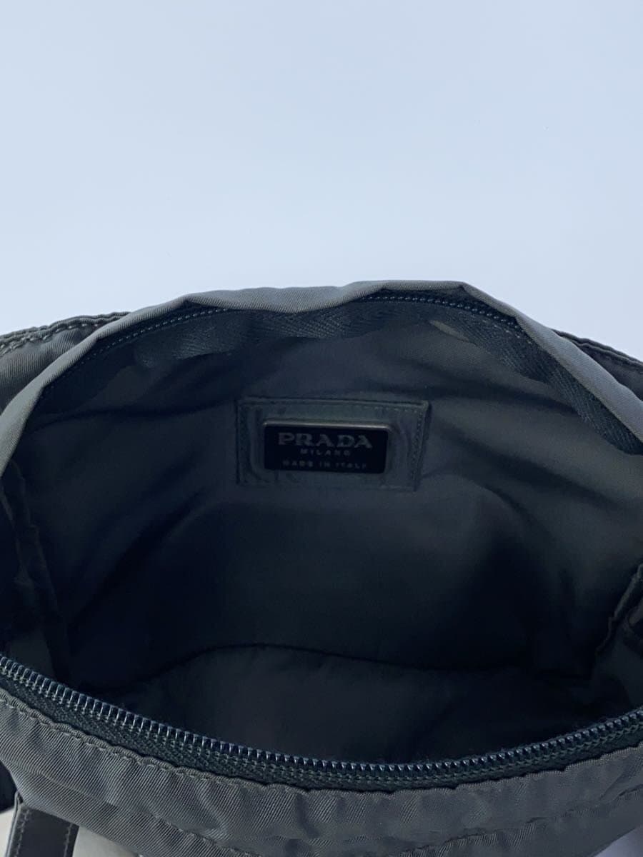 PRADA Waist Bag Nylon GRY Solid 6