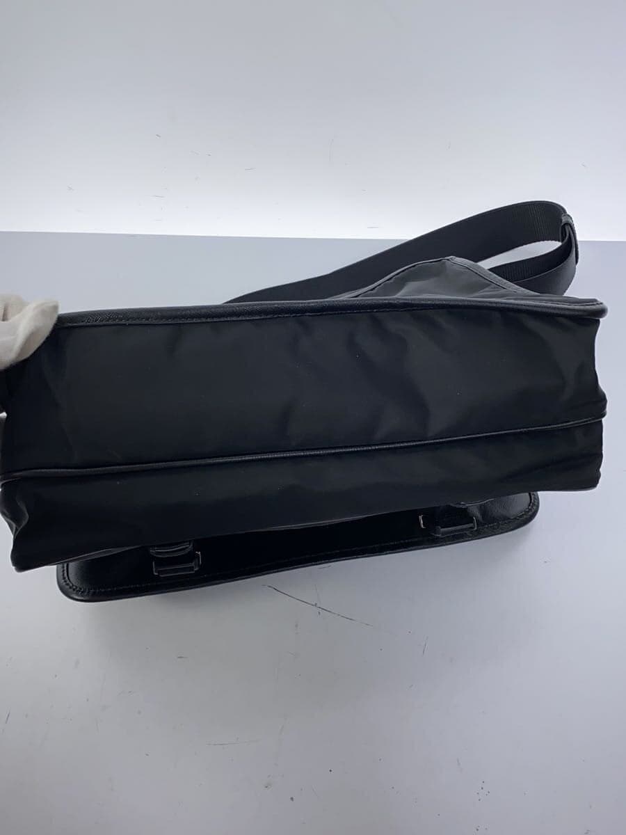 PRADA shoulder bag nylon BLK solid color 4