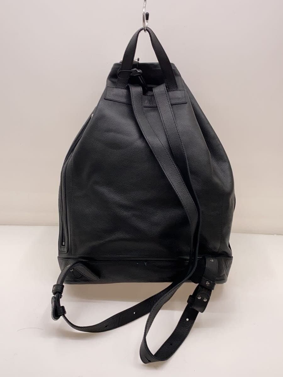 Other Brand TRAVER Trevor Drawstring Backpack Backpack Suede Leather Black 3