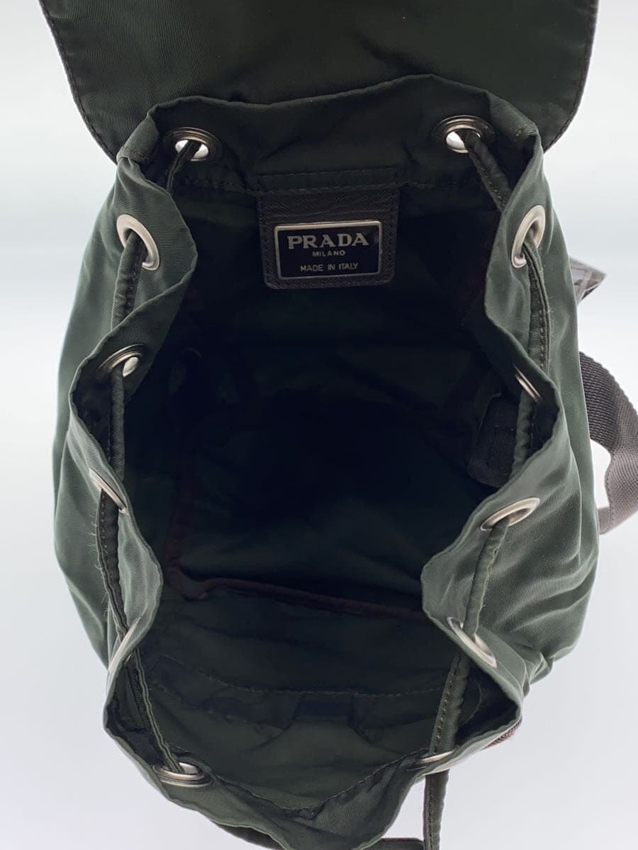 PRADA Backpack Nylon KHK 6