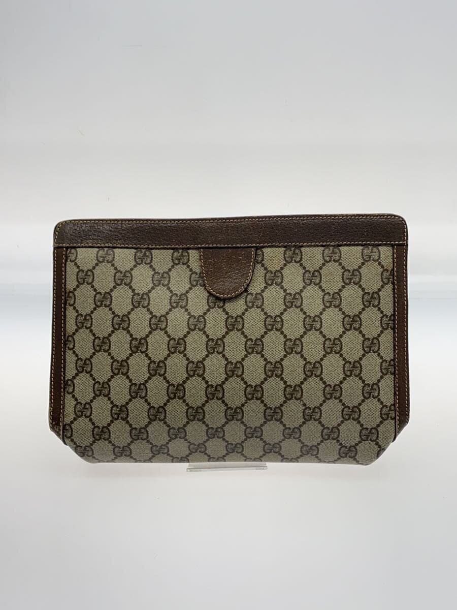 GUCCI Second Bag Leather BEG All Over Pattern 3
