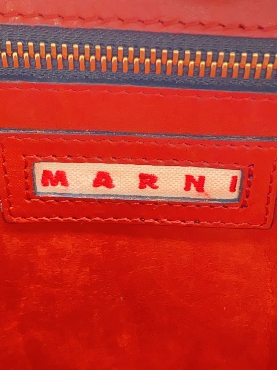 MARNI Handbag Leather RED 5