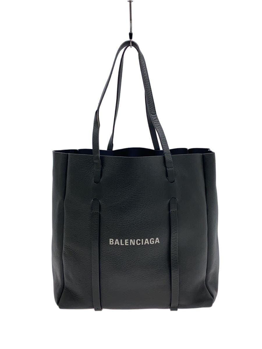 BALENCIAGA Everyday S Tote Bag Leather BLK 475199