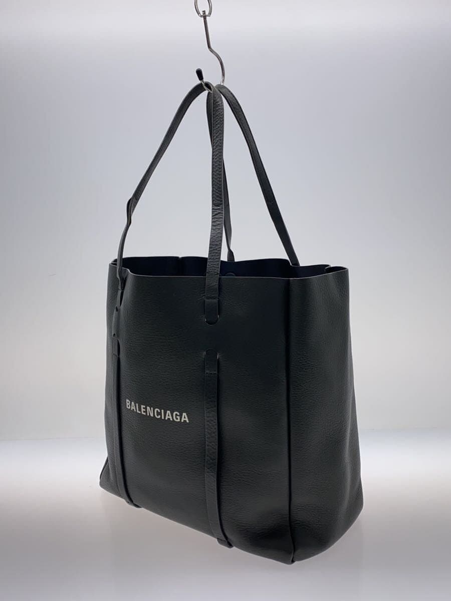 BALENCIAGA Everyday S Tote Bag Leather BLK 475199 2