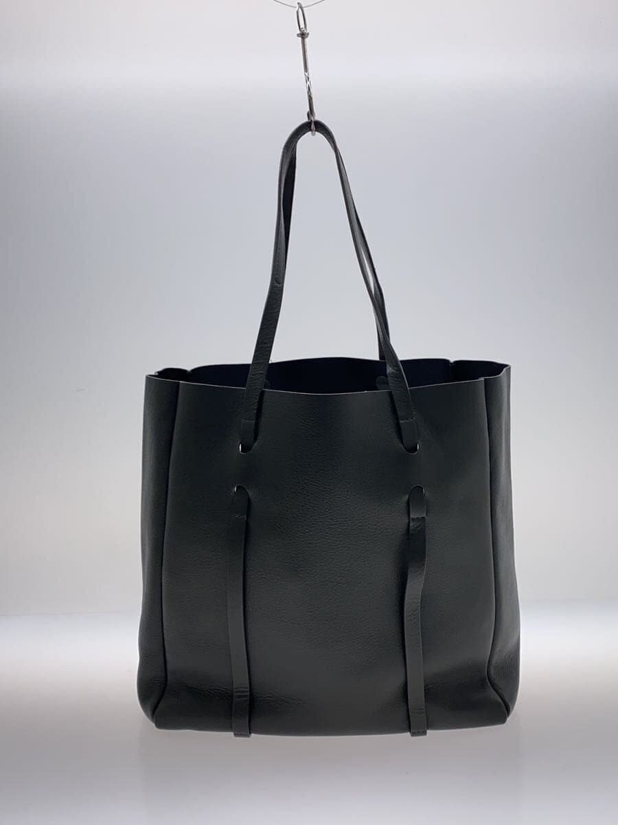BALENCIAGA Everyday S Tote Bag Leather BLK 475199 3
