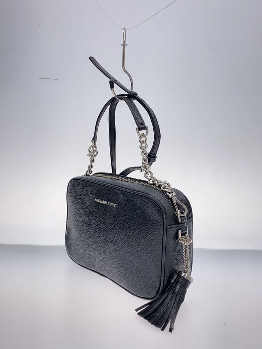 MICHAEL KORS Shoulder Bag Leather BLK PA-2102 2