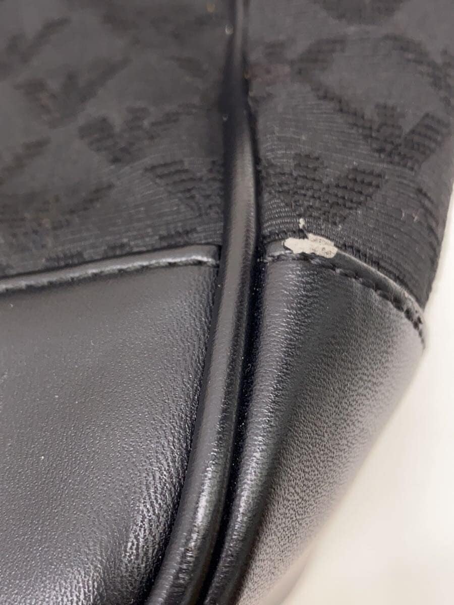 EMPORIO ARMANI Tote Bag Nylon All O Bar Jacquard Eagle BLK Y4N134 Y022V 81336 7