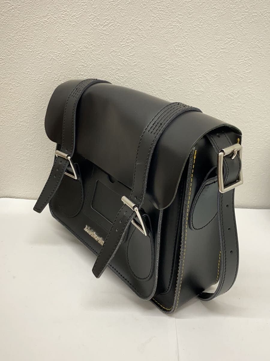 Dr.Martens11 Inch Satchel Bag Shoulder Bag Leather BLK 2