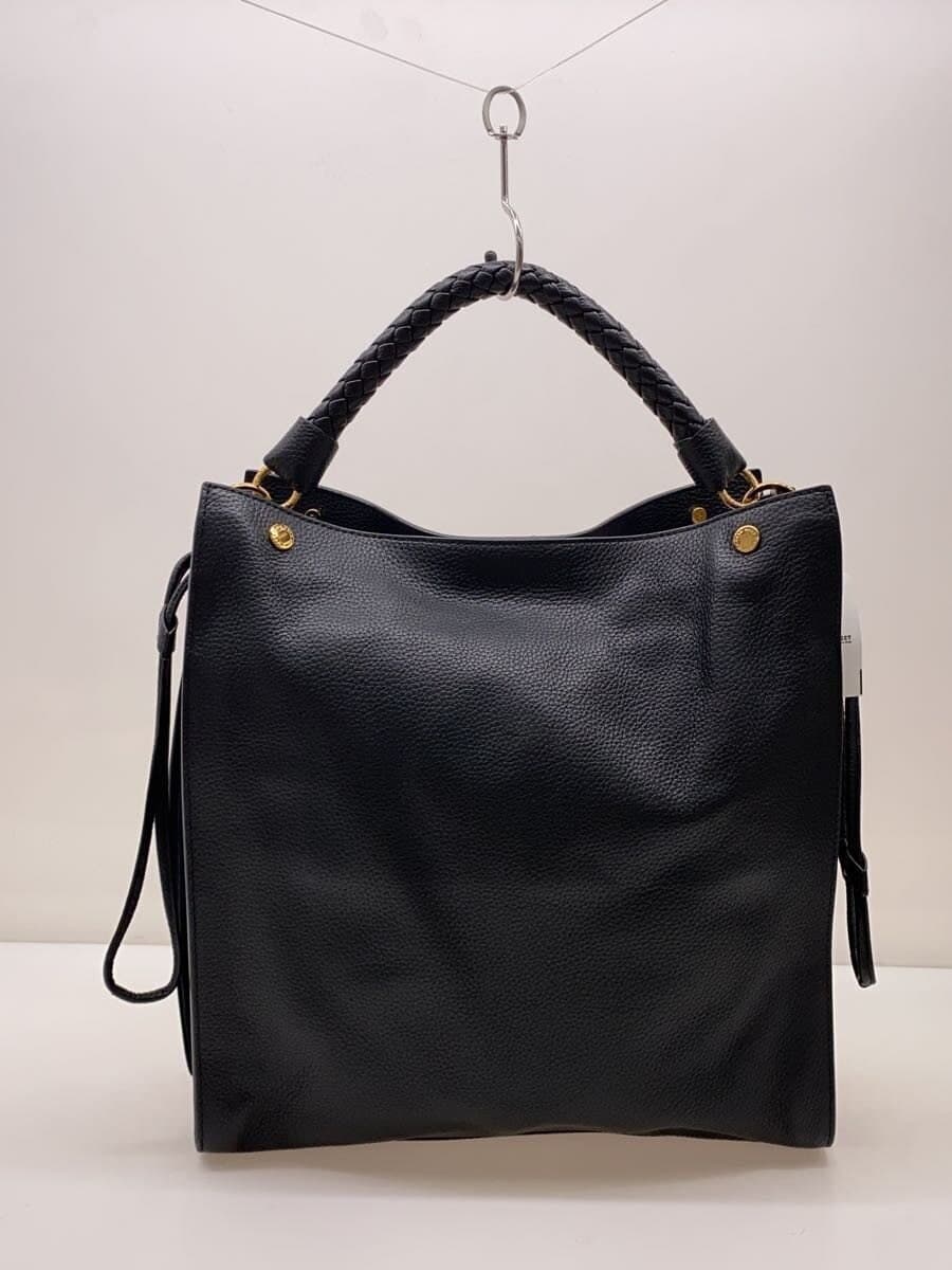 COLE HAAN Tote Bag Leather BLK 3