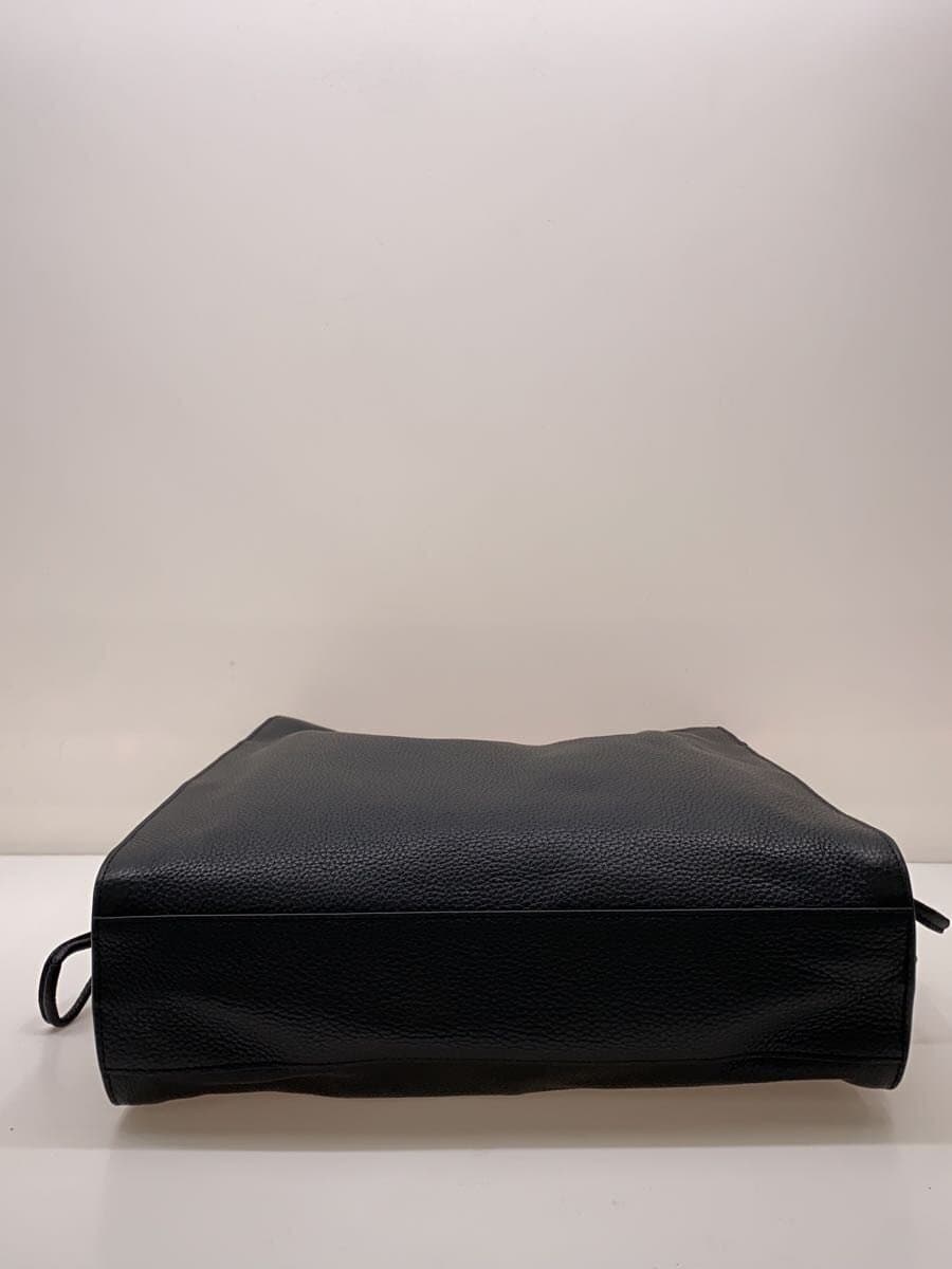 COLE HAAN Tote Bag Leather BLK 4