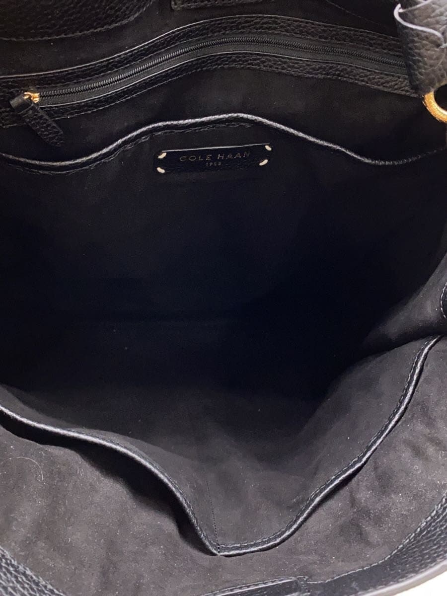 COLE HAAN Tote Bag Leather BLK 6