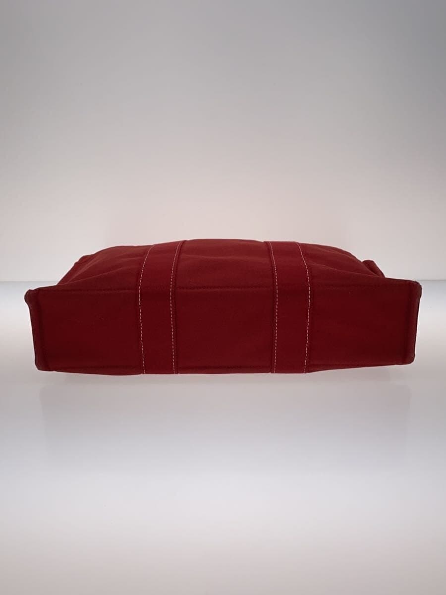 HERMES Air Line MM Tote Bag Canvas RED 4