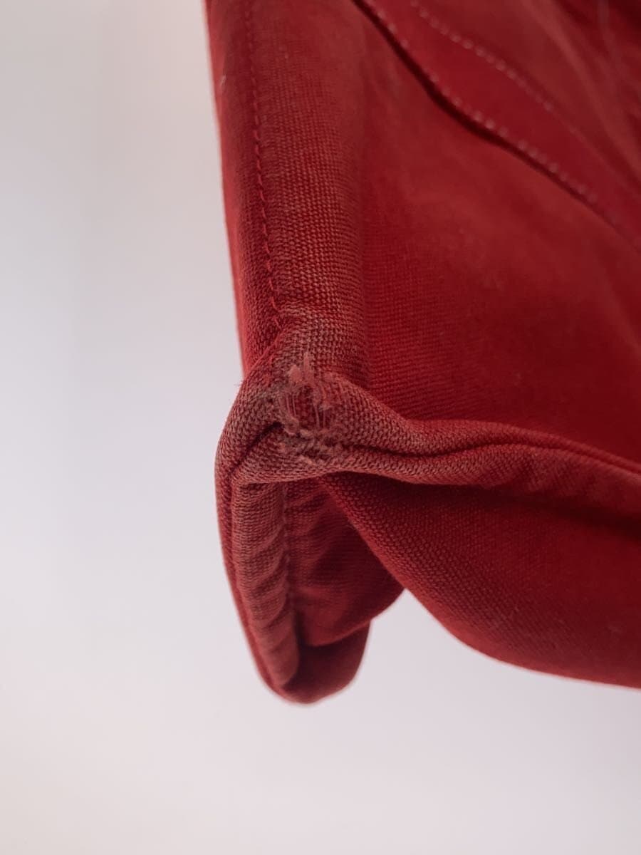 HERMES Air Line MM Tote Bag Canvas RED 7