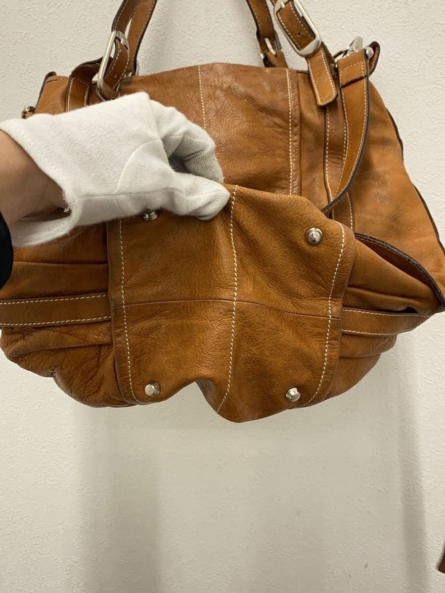 TOD’S2-Way Handbag G Line Shoulder Bag Leather BRW 4