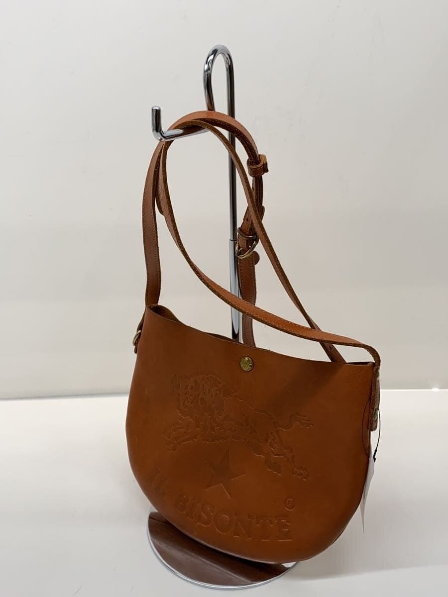 IL BISONTE Big Logo Shoulder Bag Leather CML 24C35 2