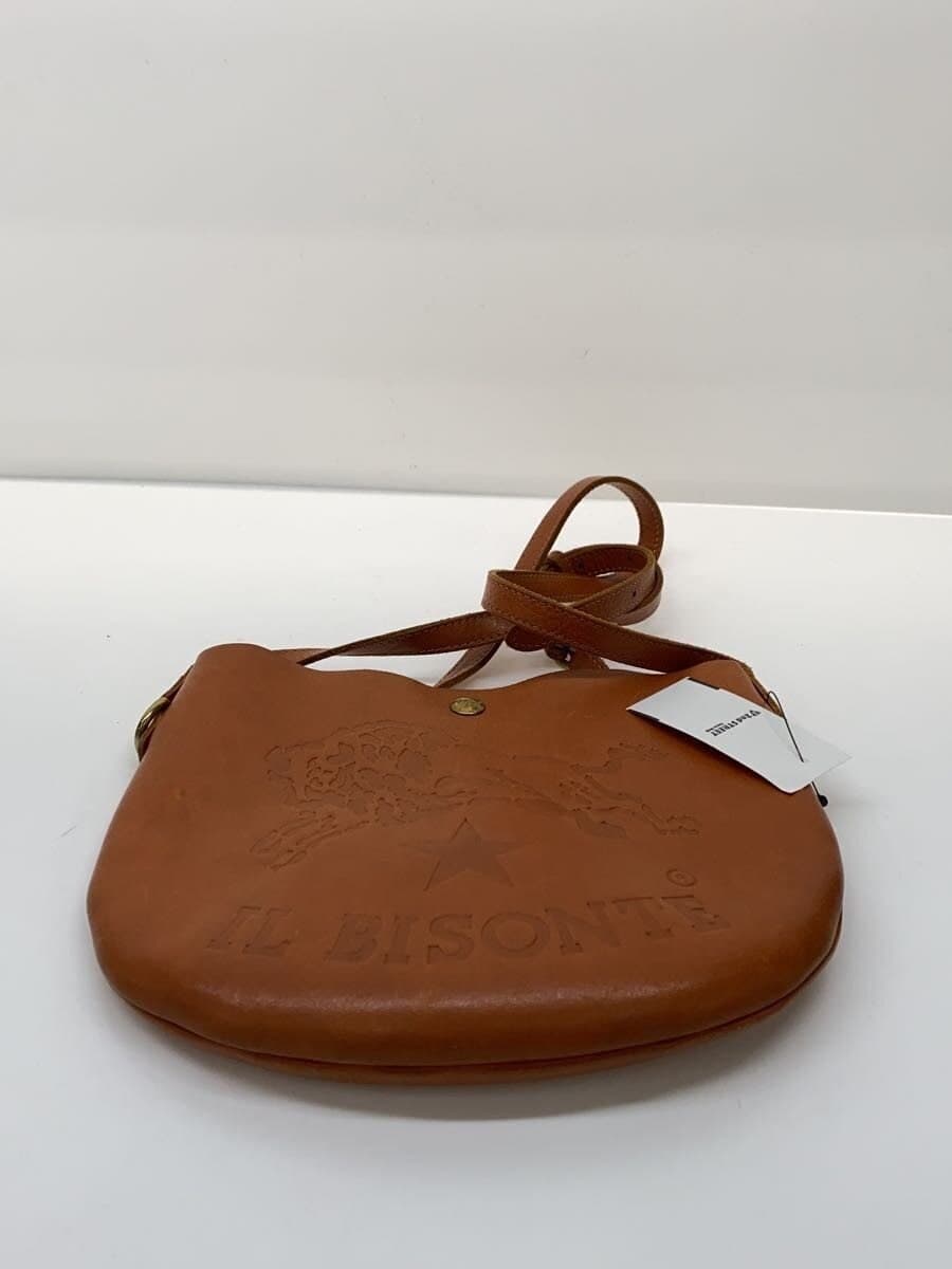 IL BISONTE Big Logo Shoulder Bag Leather CML 24C35 4