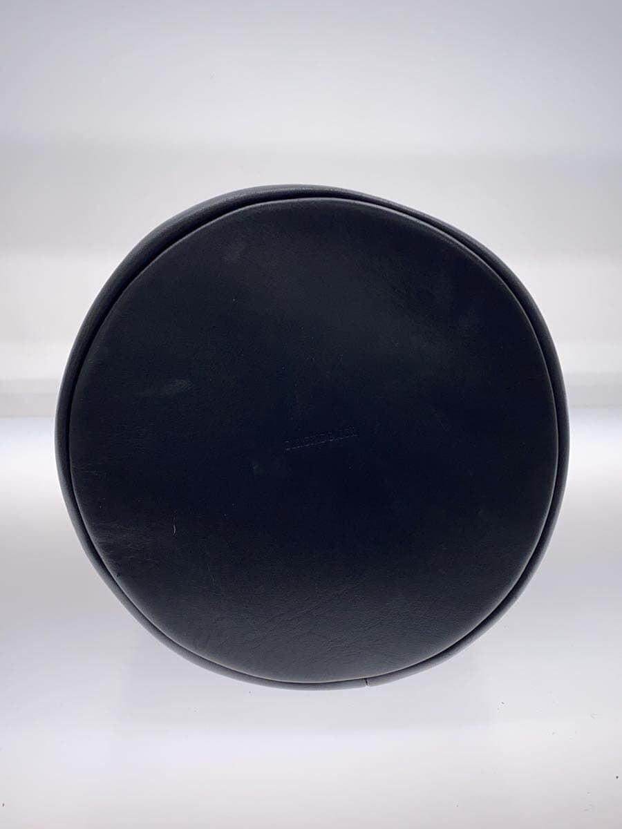 Building Block Shoulder Bag Leather Black 4