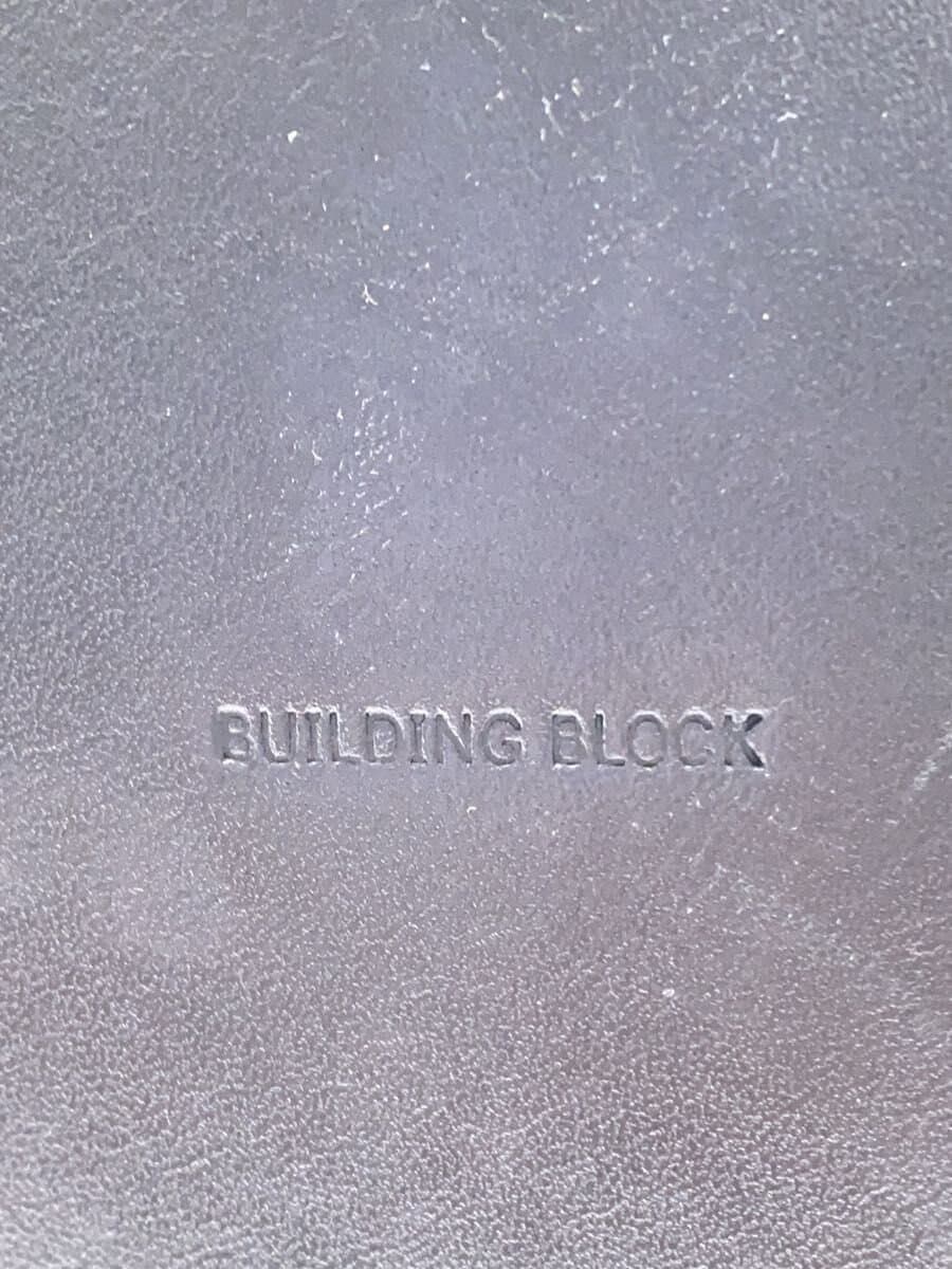 Building Block Shoulder Bag Leather Black 5