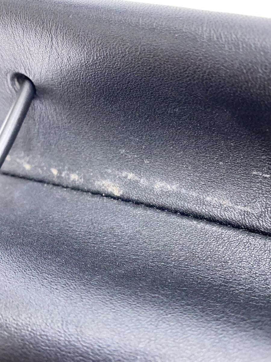 Building Block Shoulder Bag Leather Black 7