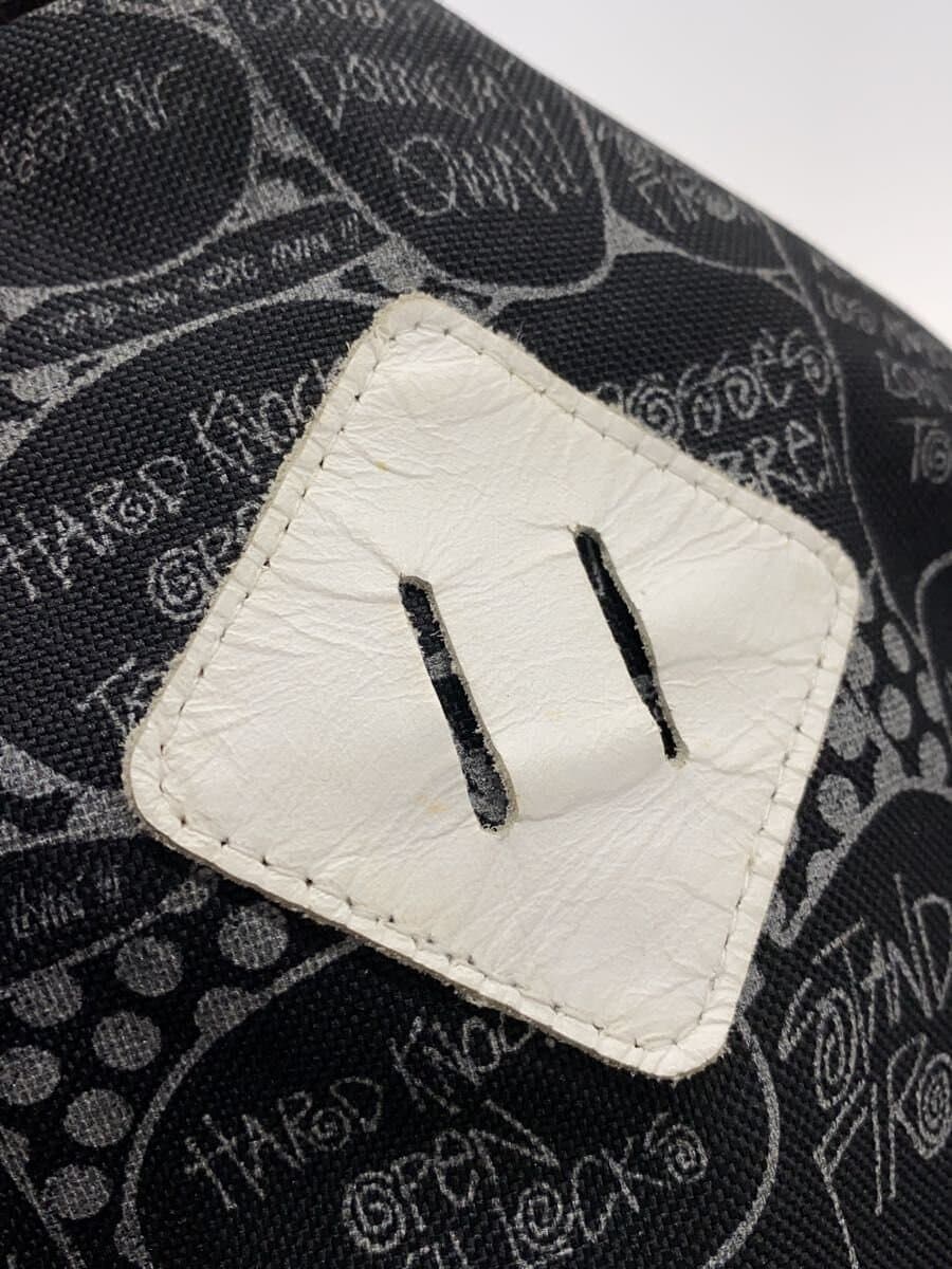 STUSSY Backpack Canvas BLK All Over Pattern 7