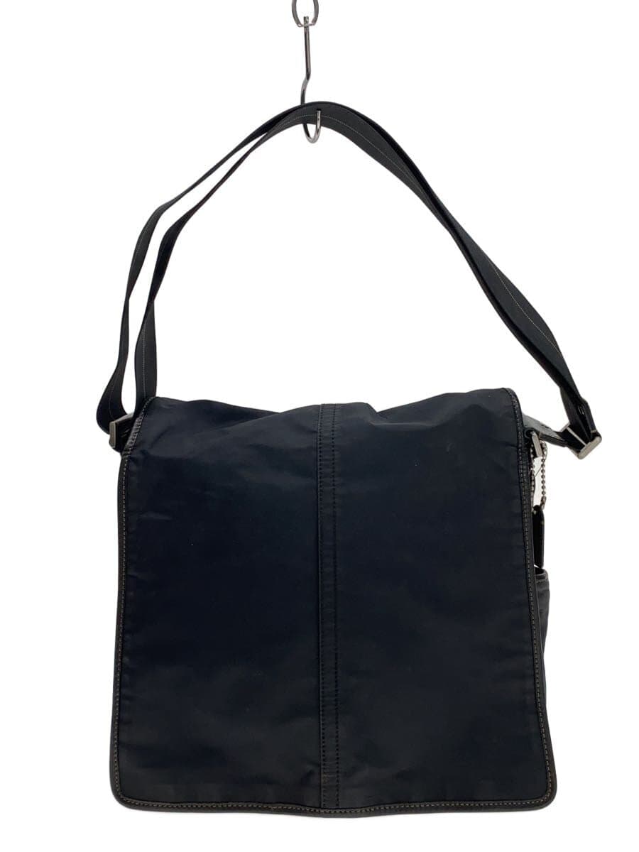COACH Shoulder Bag Nylon BLK Solid 5373