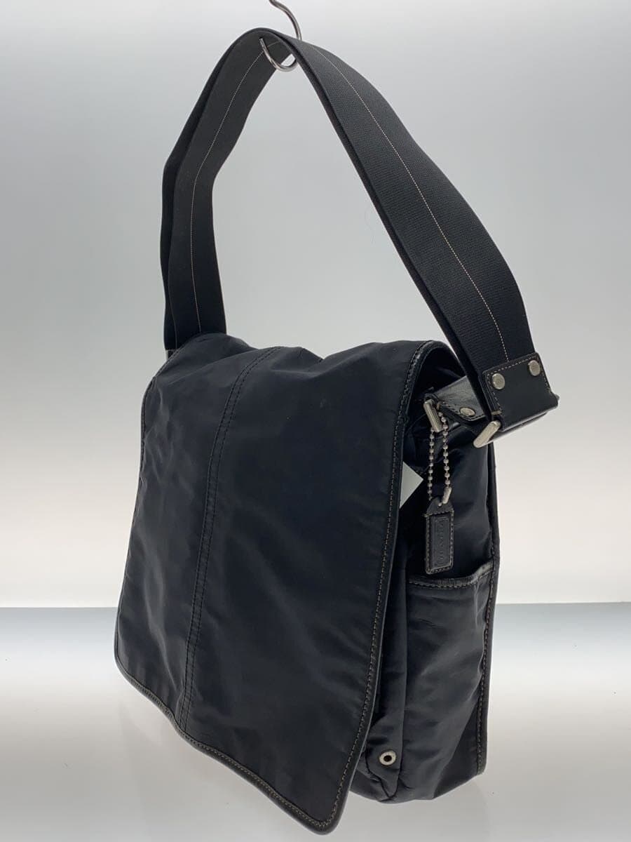 COACH Shoulder Bag Nylon BLK Solid 5373 2