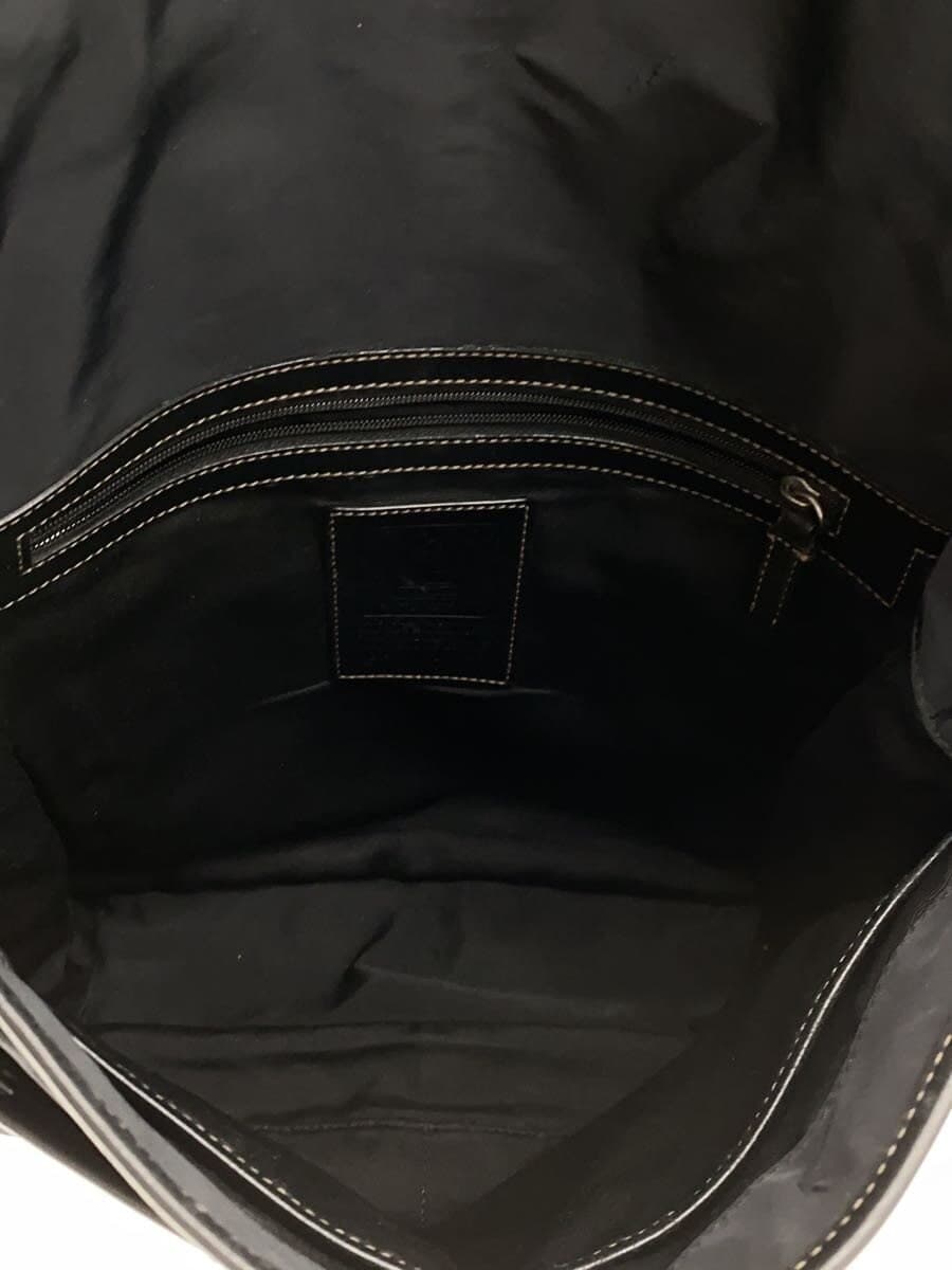 COACH Shoulder Bag Nylon BLK Solid 5373 6