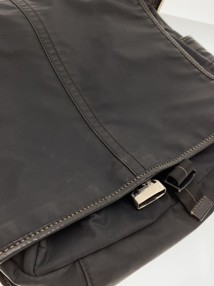COACH Shoulder Bag Nylon BLK Solid 5373 7