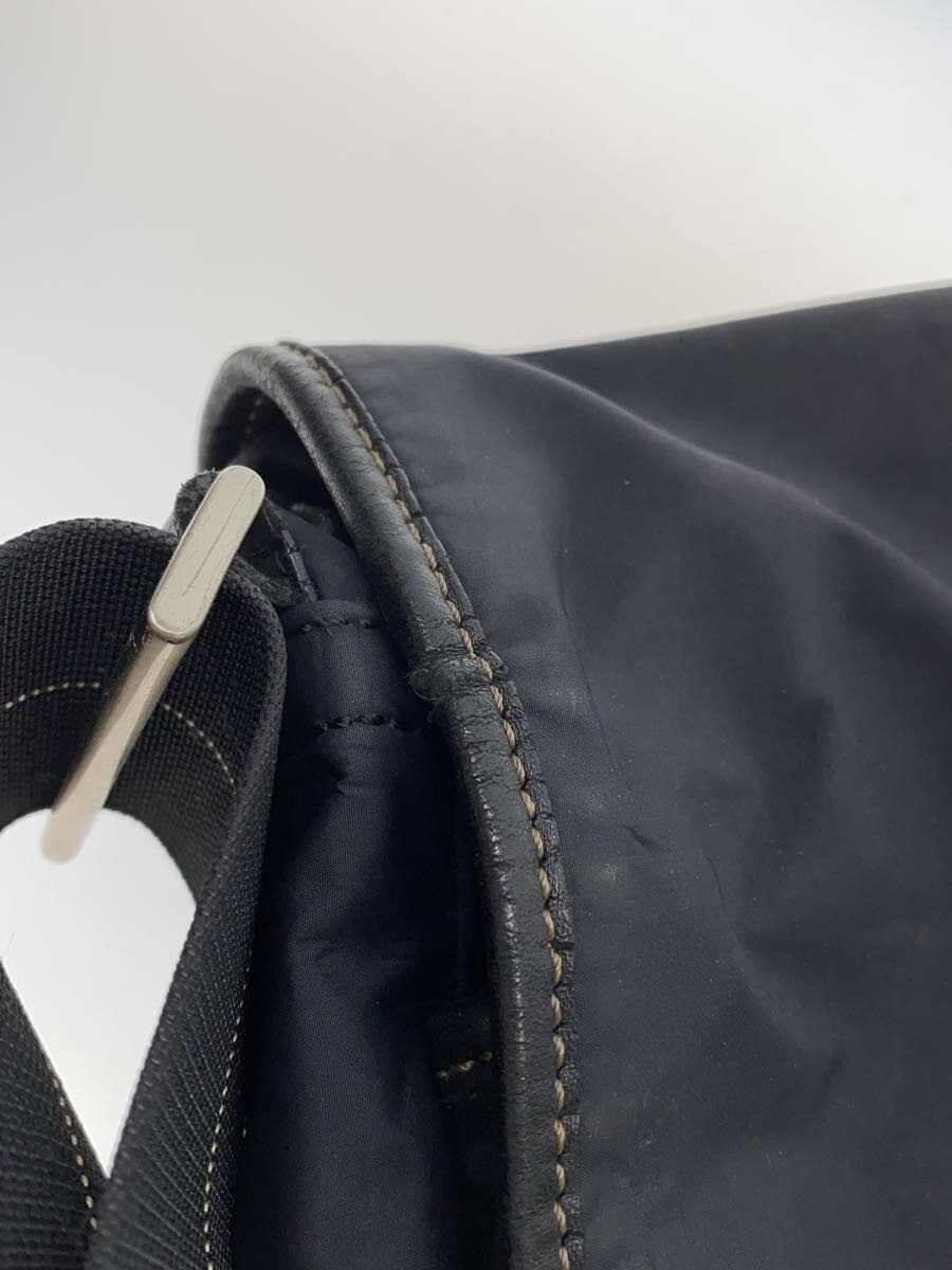 COACH Shoulder Bag Nylon BLK Solid 5373 8